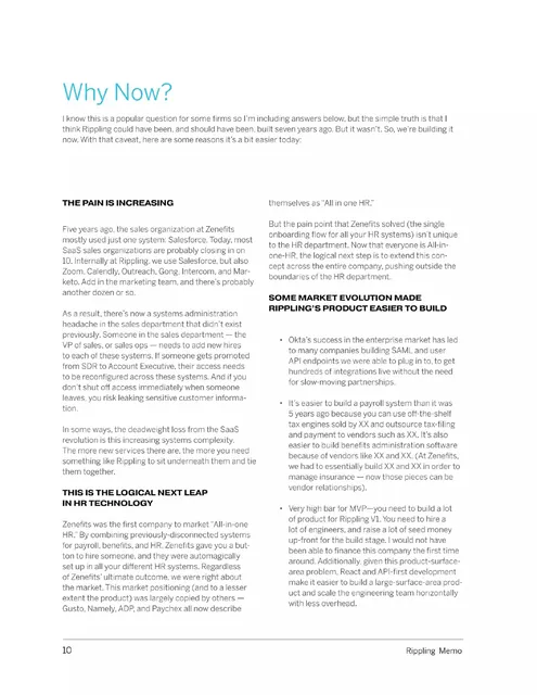 Why now slide 10 from Rippling