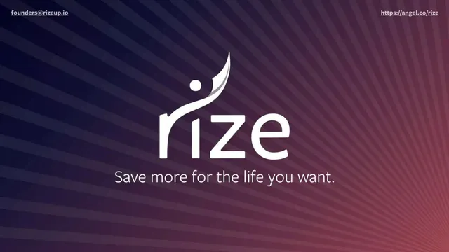 Rize pitch deck cover