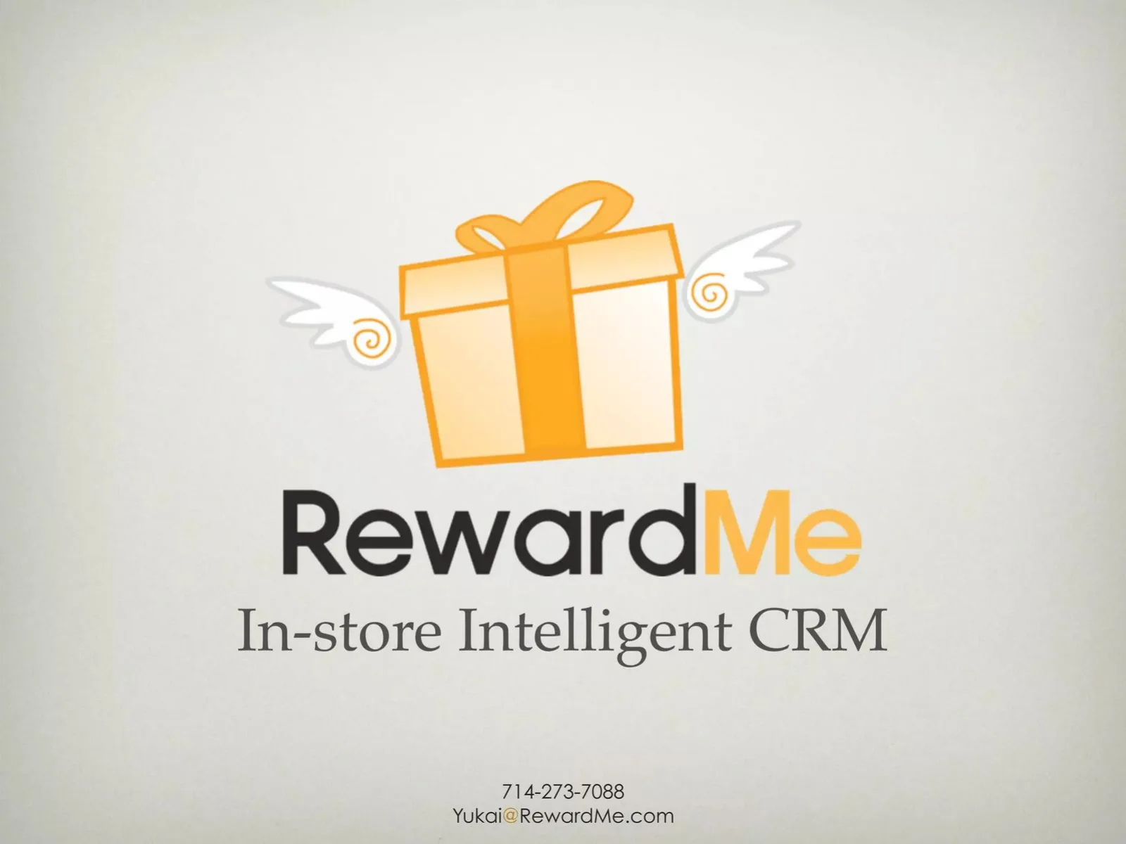 RME (RewardMe) pitch deck slide