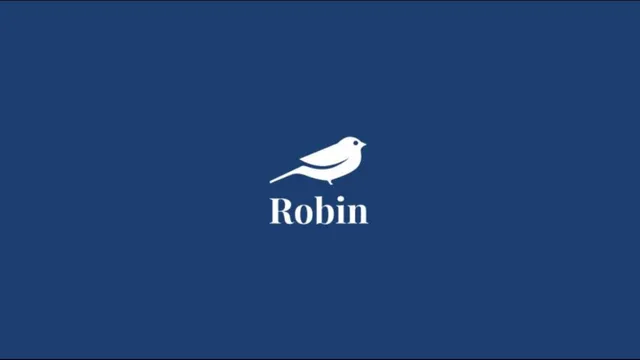 Robin AI pitch deck cover
