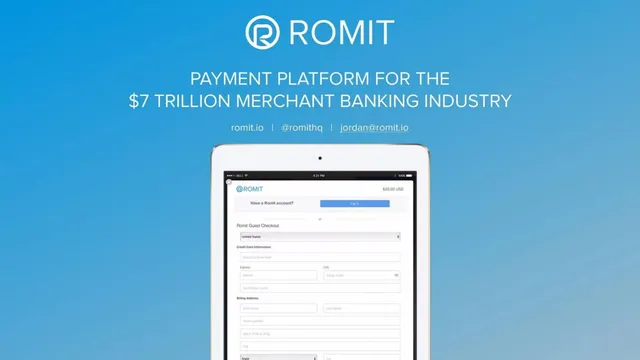 Romit (formerly Robocoin) pitch deck cover