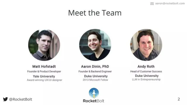 Team slide 2 from RocketBolt