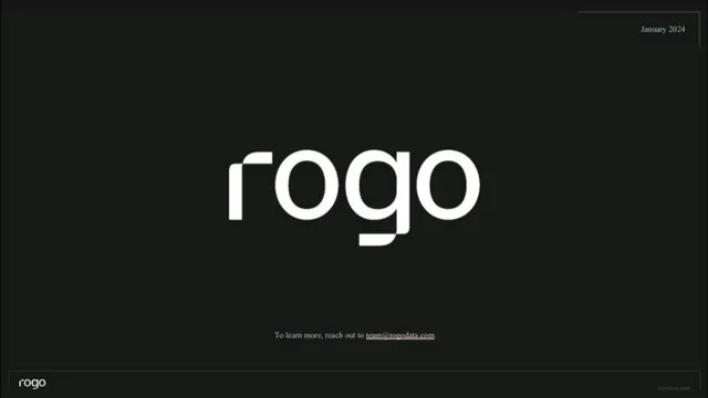 Rogo pitch deck cover
