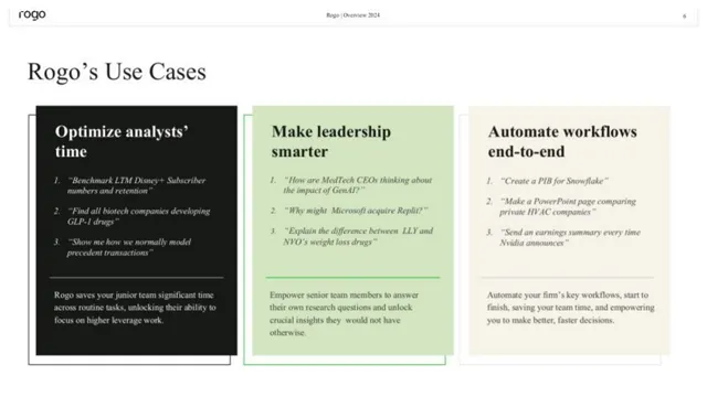 Product / solution slide 6 from Rogo