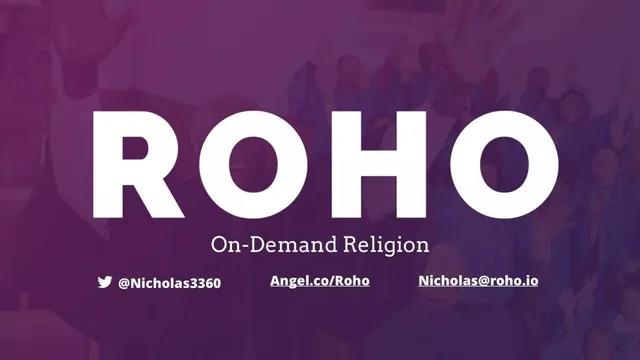 ROHO pitch deck cover