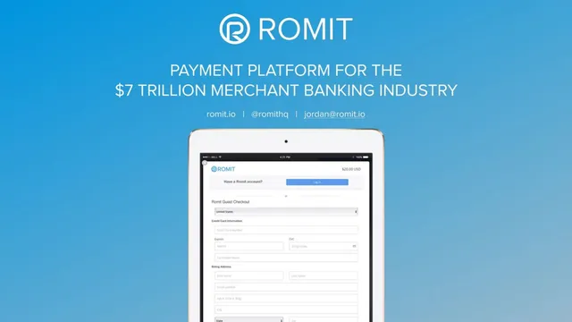 Romit pitch deck cover