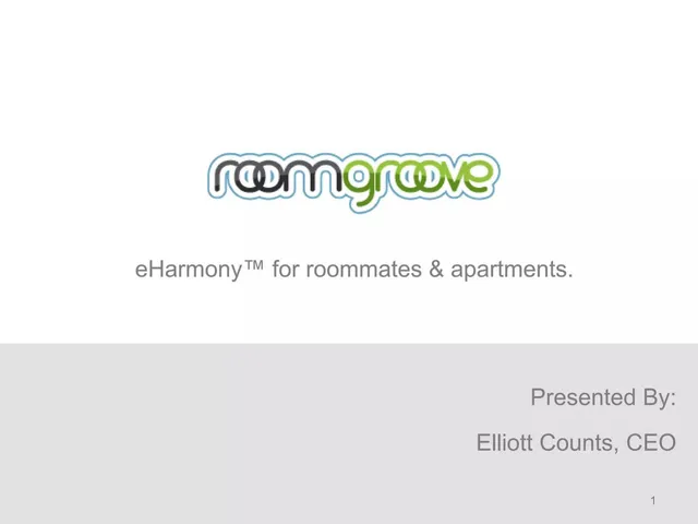 Roomgroove pitch deck cover