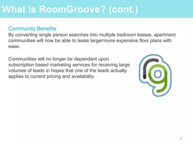 Product / solution slide 3 from Roomgroove
