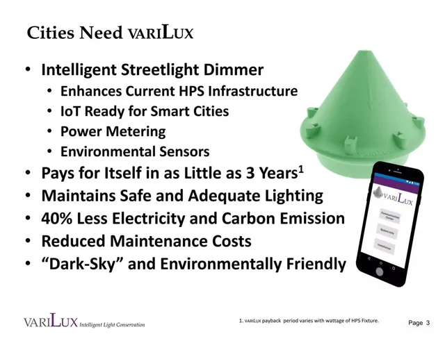 Product / solution slide 3 from VariLux