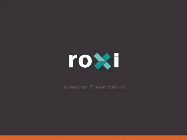 Roxi pitch deck cover