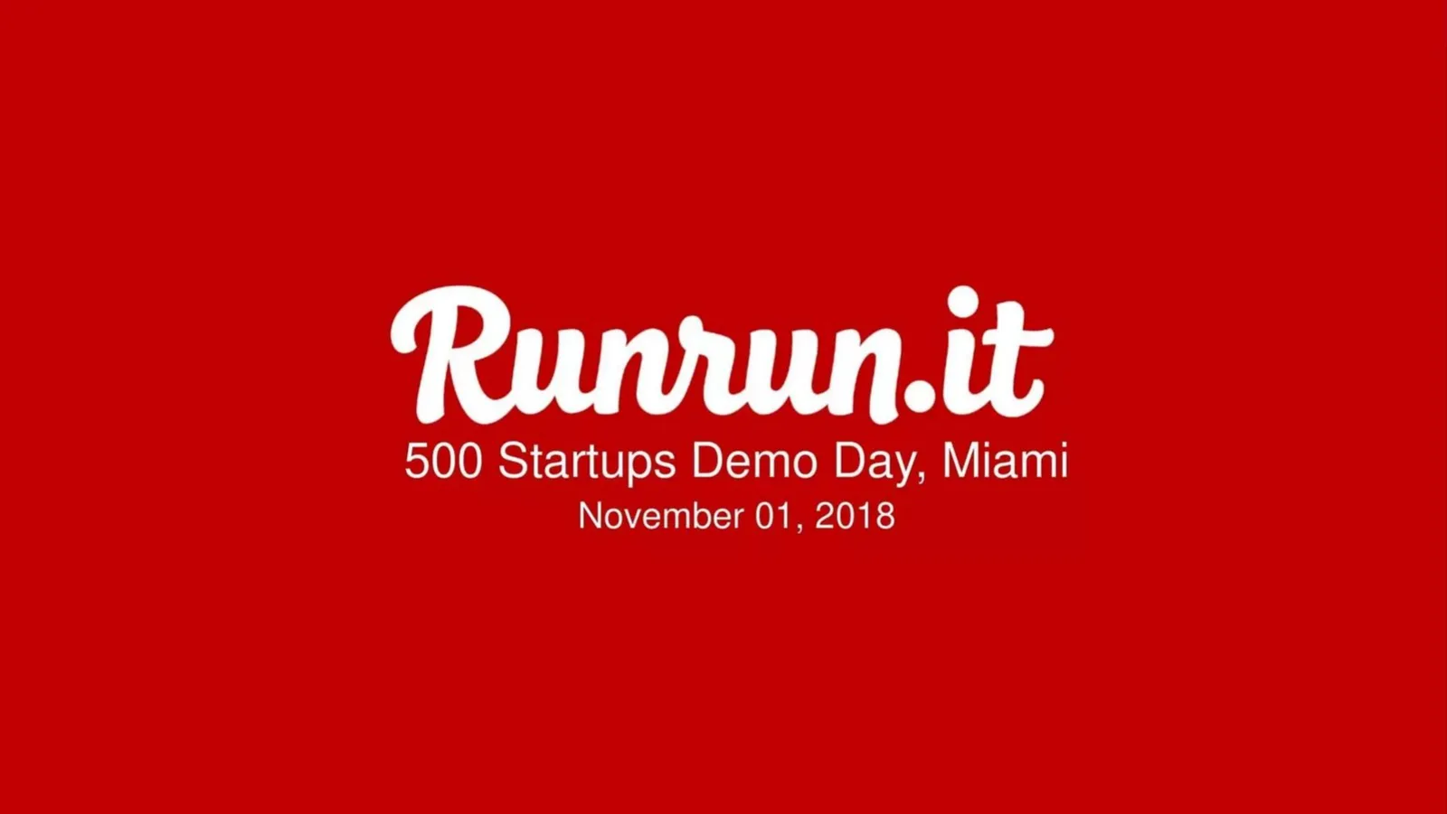 Runrun.it pitch deck slide