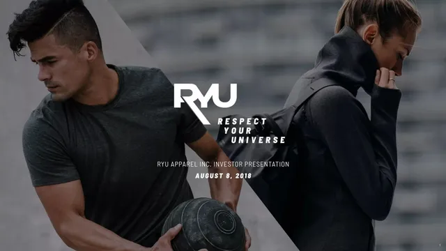 RYU pitch deck cover