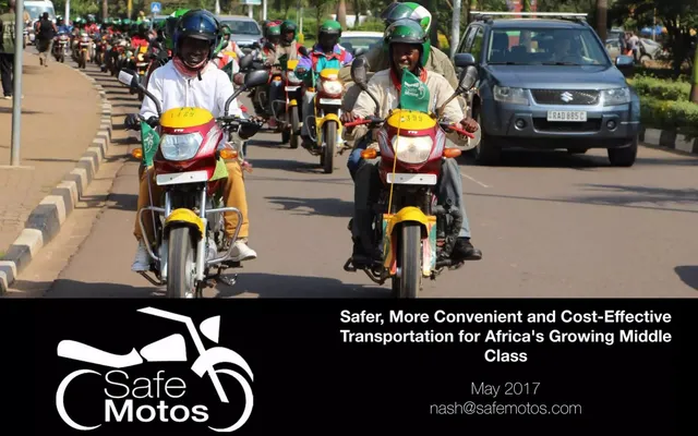 SafeMotos pitch deck cover
