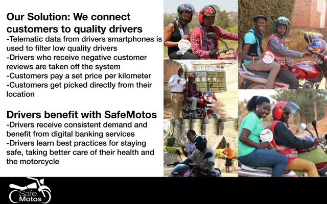 Product / solution slide 5 from SafeMotos