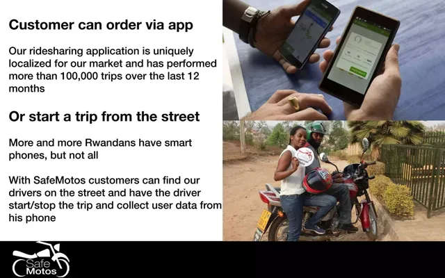 Product / solution slide 6 from SafeMotos