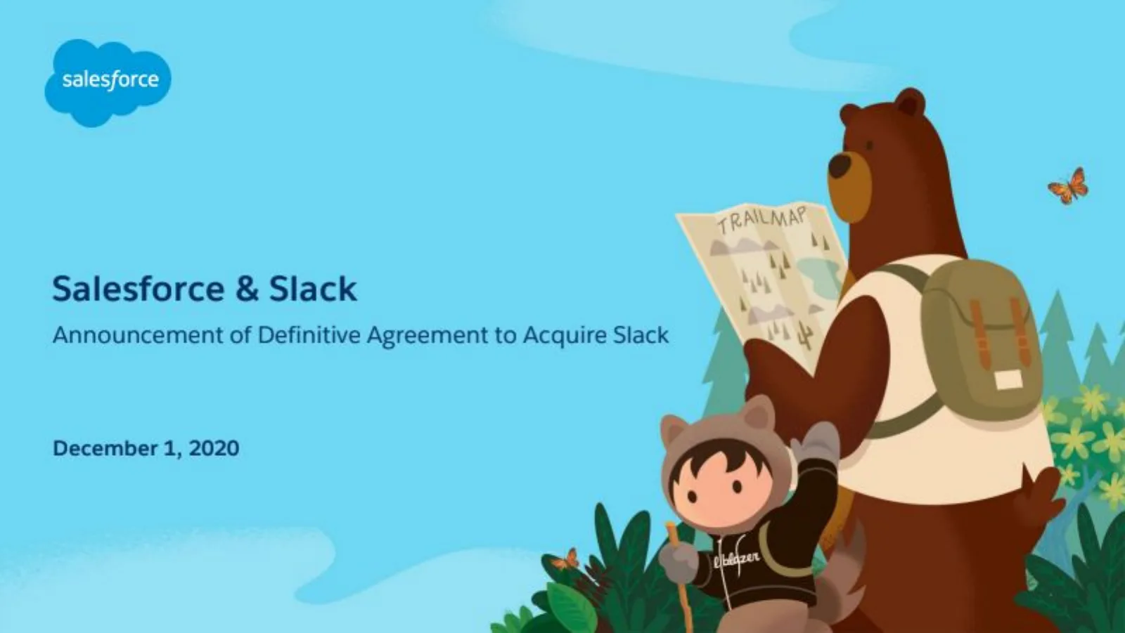 Salesforce × Slack pitch deck slide