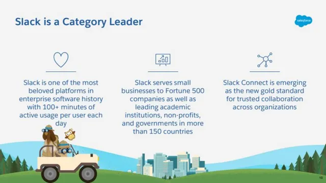 Traction slide 10 from Salesforce × Slack