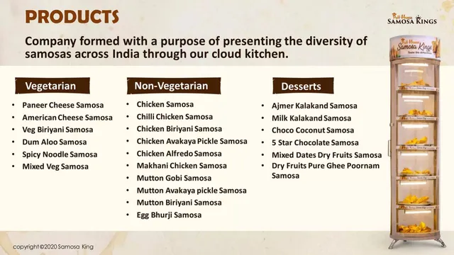 Product / solution slide 5 from Samosa King (Puff House Samosa Kings)