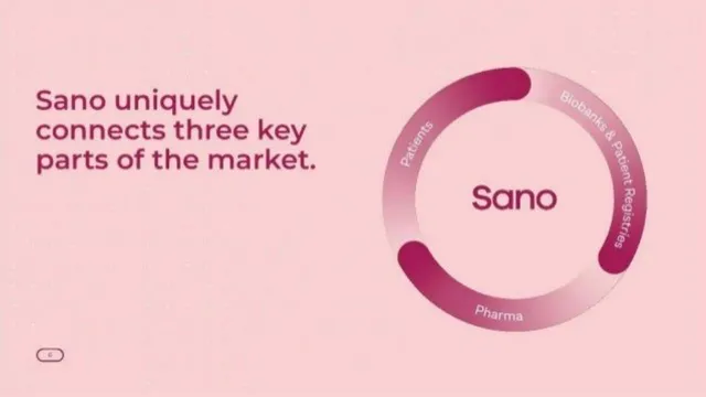 Market analysis / overview slide 6 from Sano Genetics