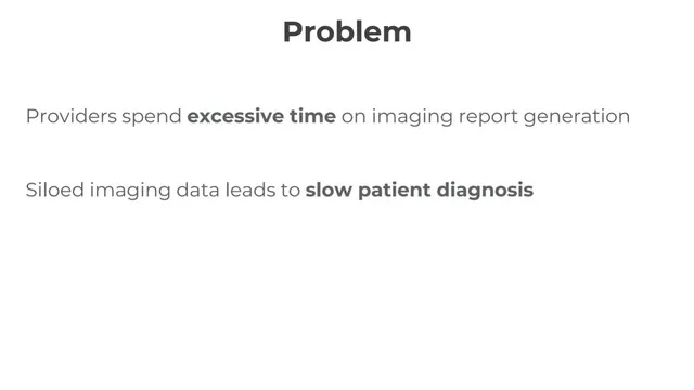 Problem slide 2 from SARC MedIQ, INC.
