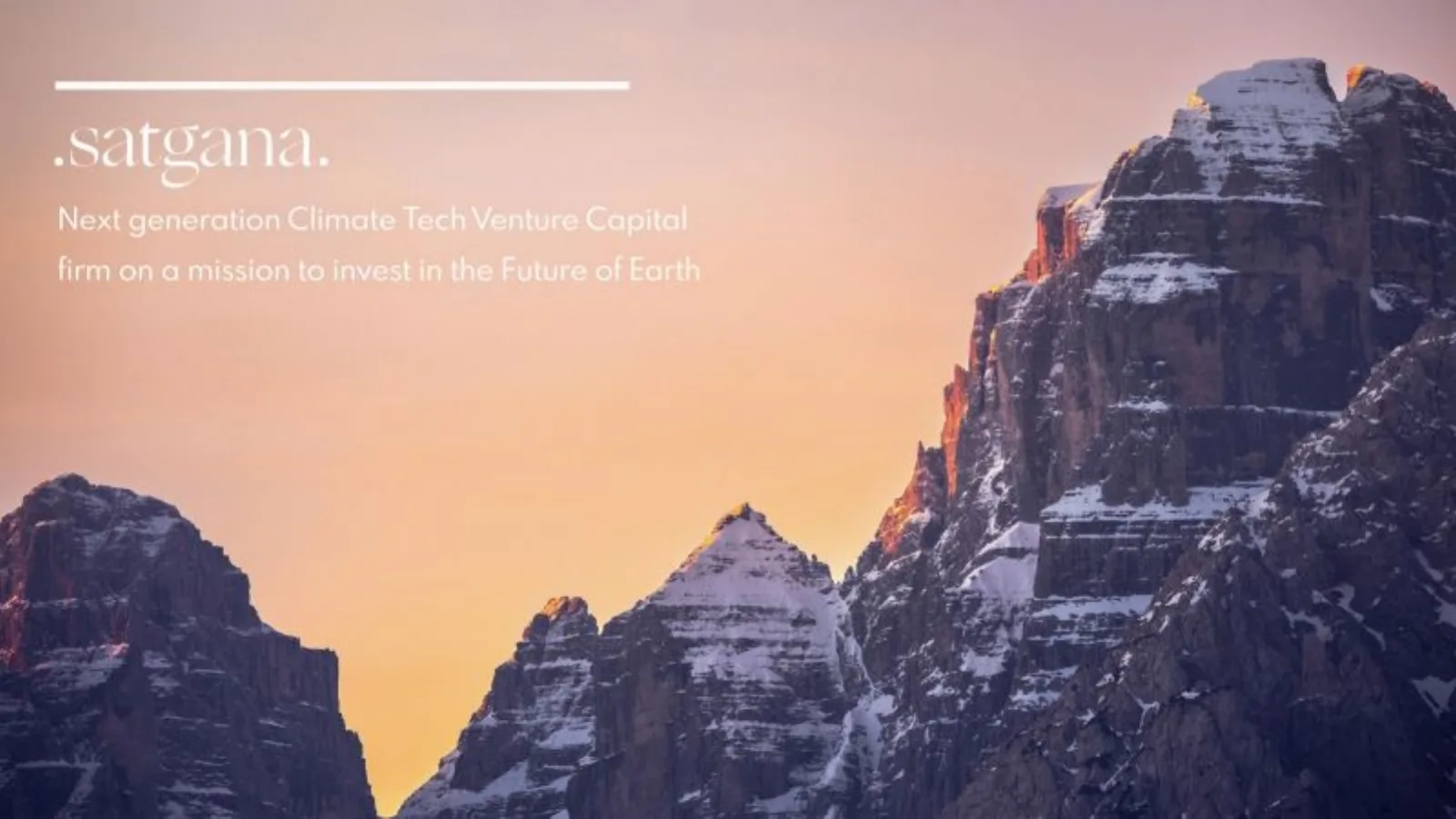 Satgana pitch deck slide