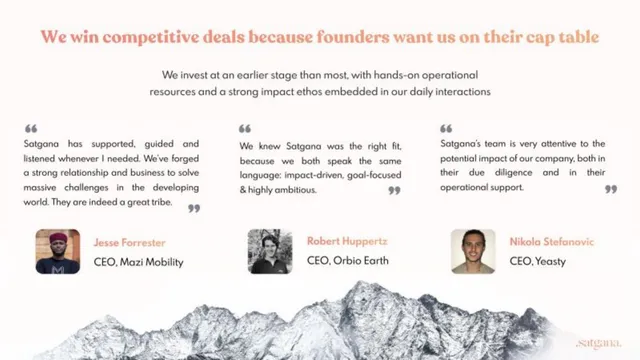 Reviews / testimonials / feedback slide 10 from Satgana