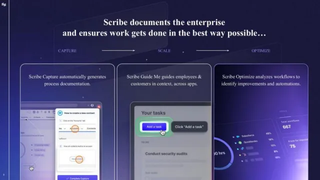 Product / solution slide 8 from Scribe
