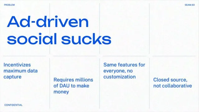 Problem slide 2 from Seam Social
