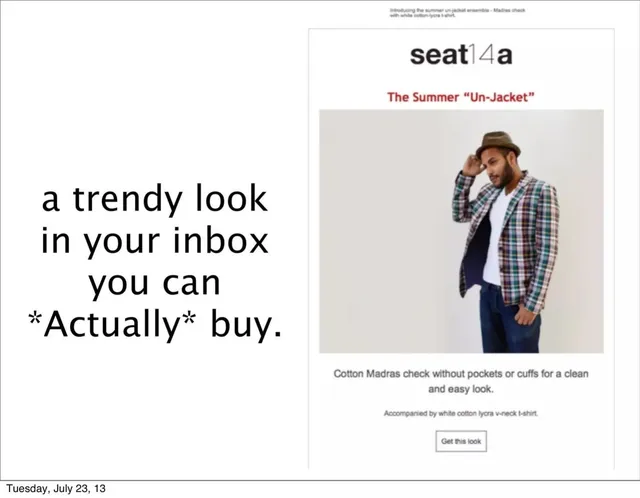 Product / solution slide 4 from Seat14a