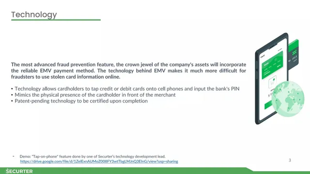 Technology slide 3 from Securter Systems Inc.