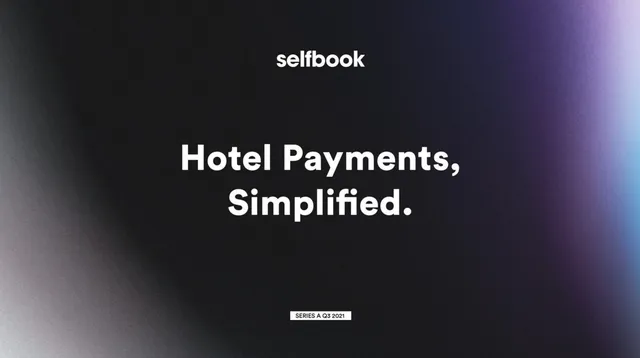 Selfbook pitch deck cover