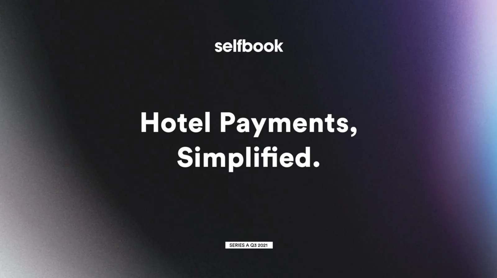 Selfbook pitch deck slide