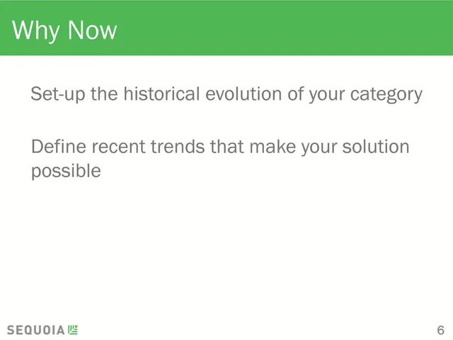 Why now slide 6 from Sequoia Capital (Template)