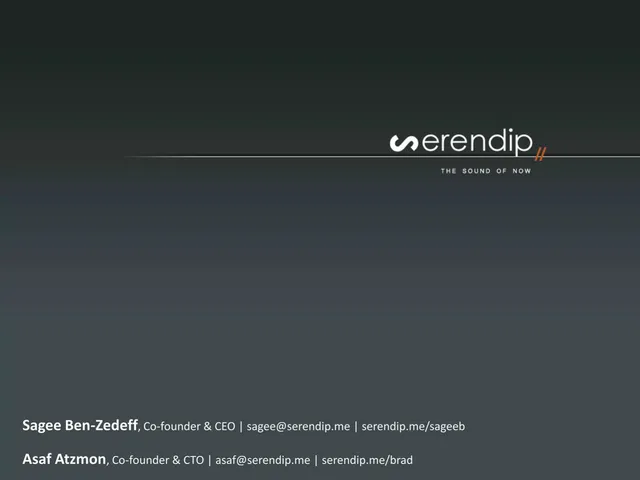 Serendip Media pitch deck cover