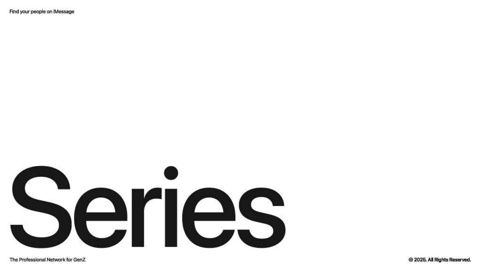 Series pitch deck slide