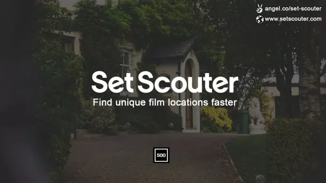 Set Scouter pitch deck cover