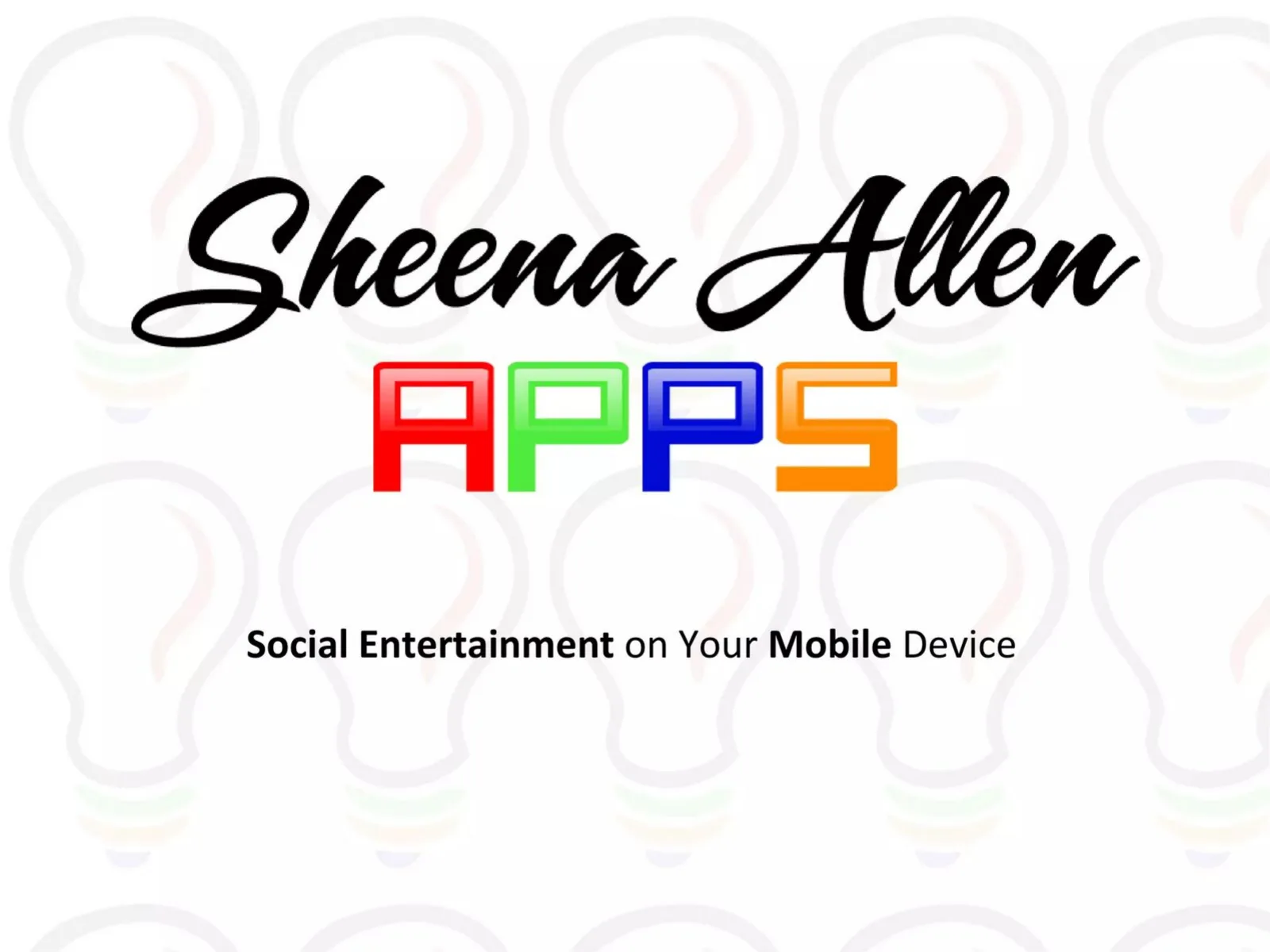 Sheena Allen Apps pitch deck slide