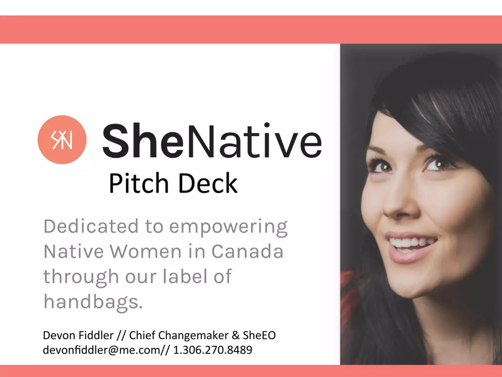 SheNative pitch deck slide