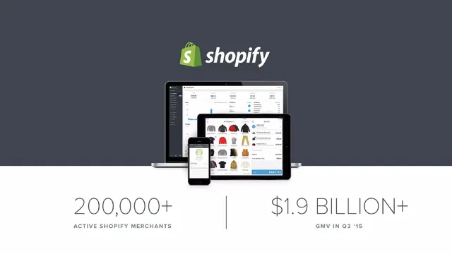 Shopify pitch deck cover