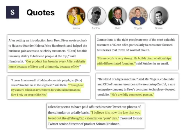 Reviews / testimonials / feedback slide 3 from Shrug Capital IV
