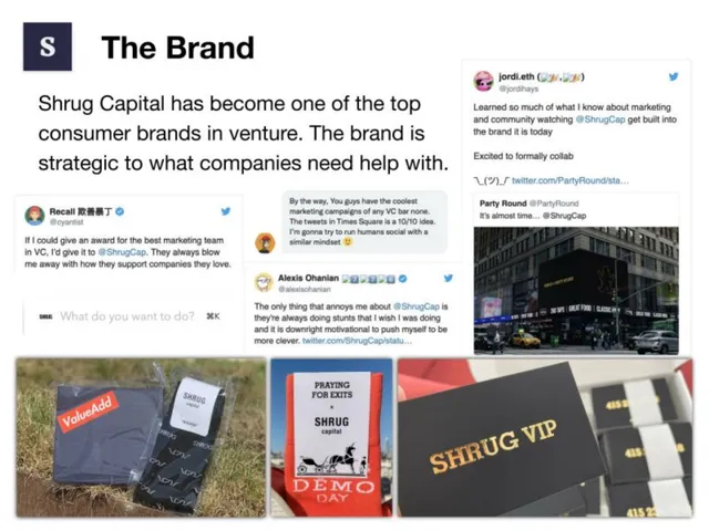 Reviews / testimonials / feedback slide 5 from Shrug Capital IV