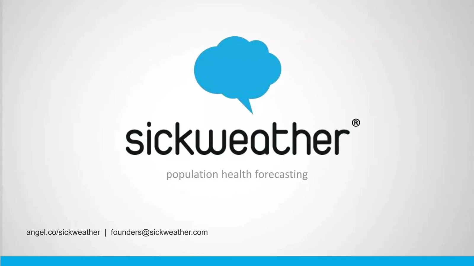SickWeather pitch deck slide