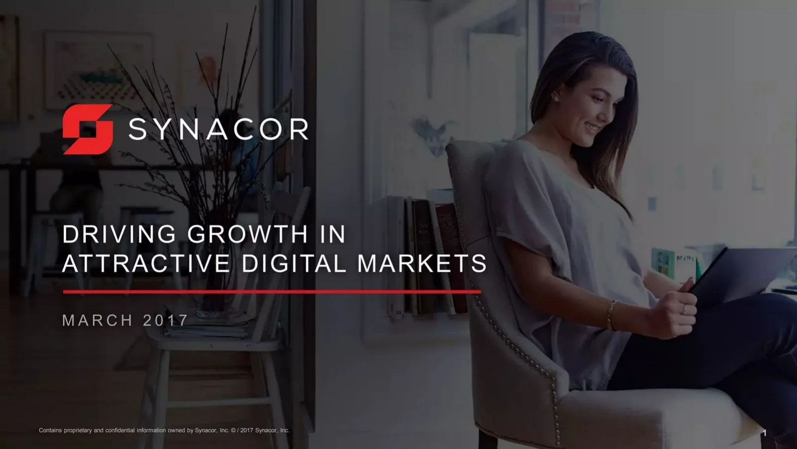Synacor pitch deck slide