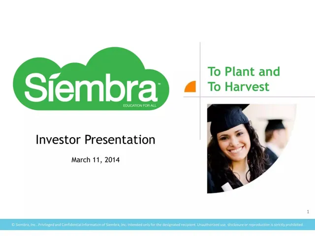 Siembra Inc. pitch deck cover