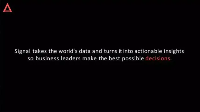 Product / solution slide 5 from Signal AI