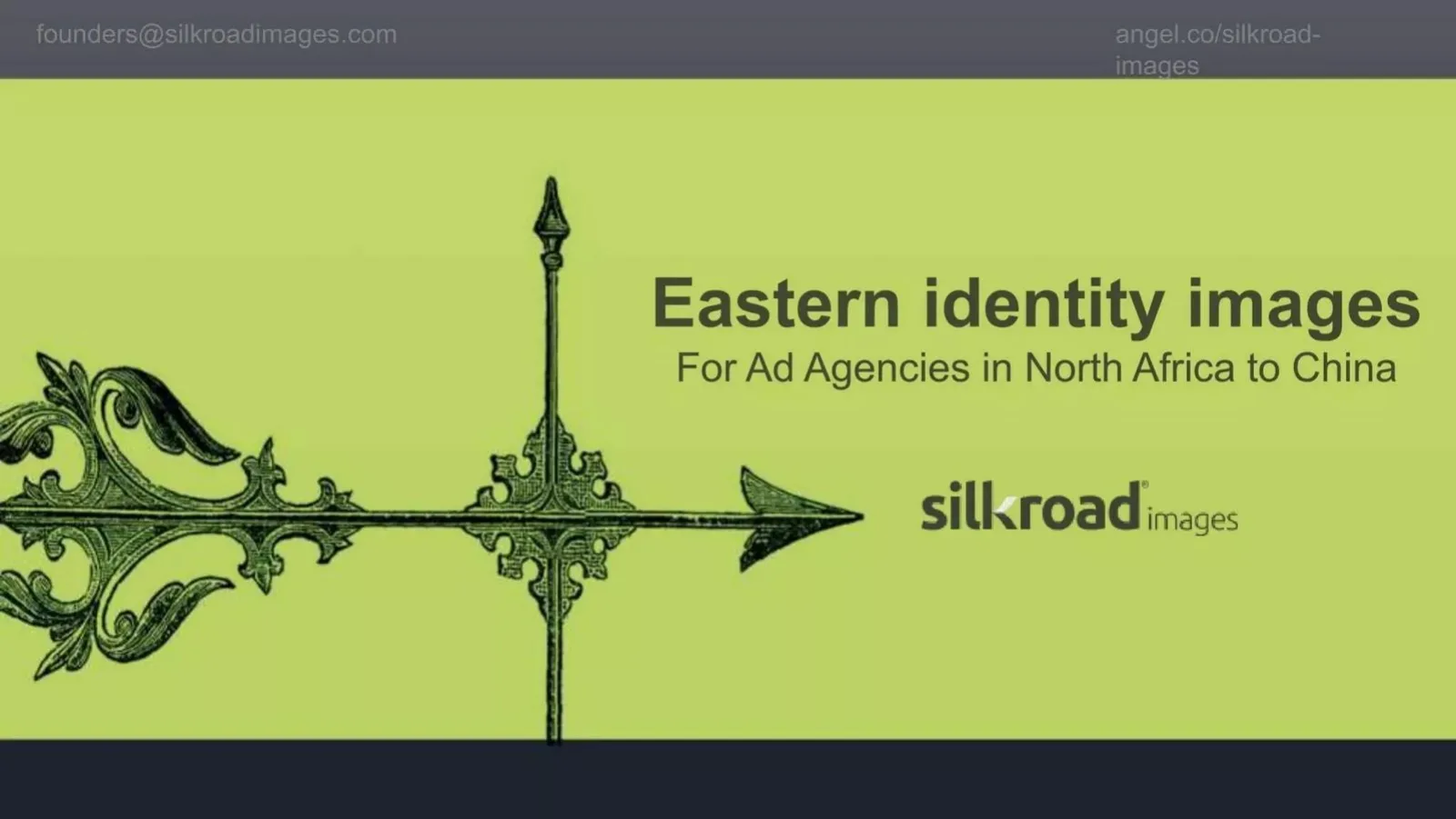 Silkroad Images pitch deck slide