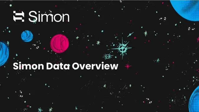 Simon Data pitch deck cover