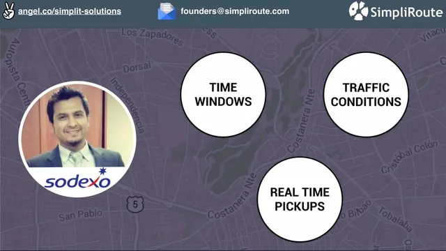 Product / solution slide 3 from SimpliRoute