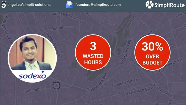 Problem slide 4 from SimpliRoute