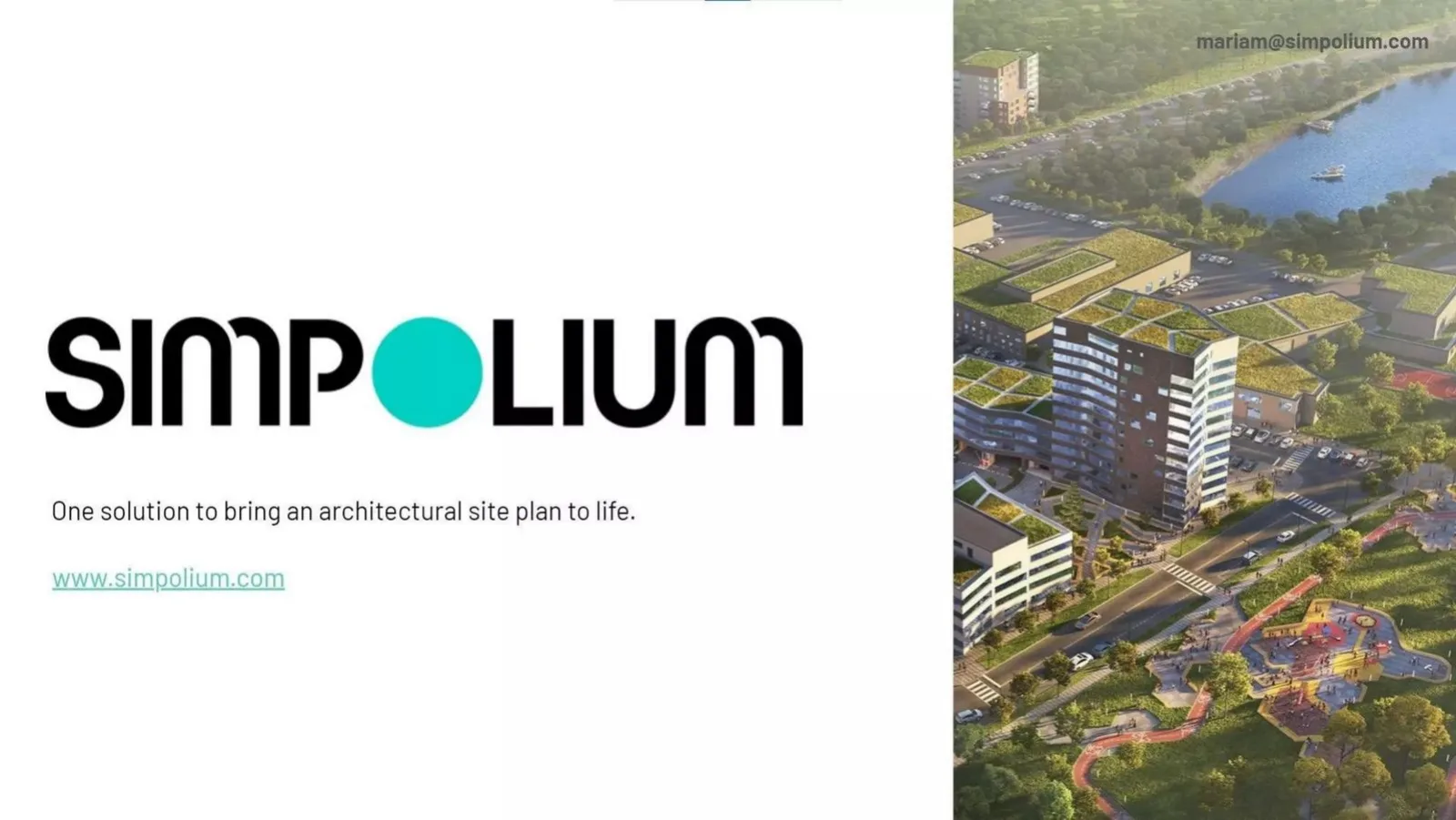 Simpolium pitch deck slide